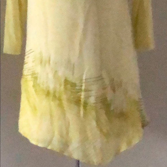 H for Halston asymmetrical sheer lined top - Picture 7 of 10